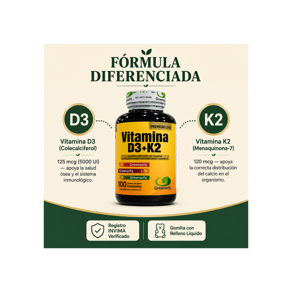 VITAMINA D3 + K2