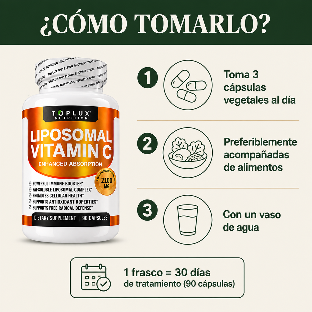 LIPOSOMAL VITAMINA C 90 CÁPSULAS