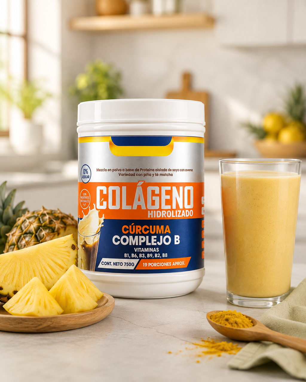 COLAGENO DORADO CURCUMA PREMIUM X750GR