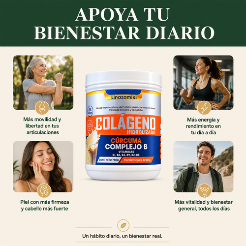 COLAGENO DORADO CURCUMA PREMIUM X750GR