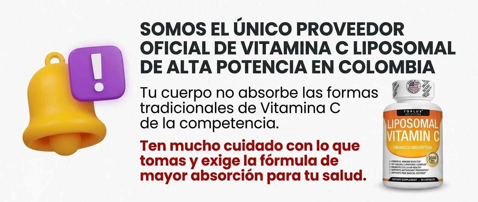 LIPOSOMAL VITAMINA C 90 CÁPSULAS